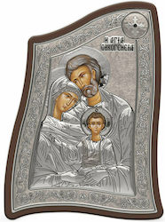 Slevori Image Holy Family Silver 11.5x16cm