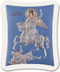 Slevori Εικόνα Свети Димитър Silver 21x25см.