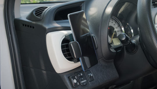 Cartech Βάση Κινητού Αυτοκινήτου με Ρυθμιζόμενα Άγκιστρα Μαύρη