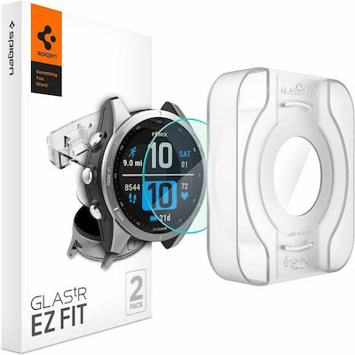 Spigen 2-Pack Sticlă călită pentru Garmin Fenix 7S AGL04631