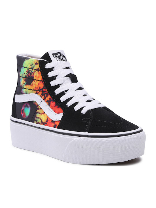 Vans Sk8-Hi Tapered Γυναικεία Μποτάκια Πολύχρωμα