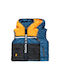 Boboli Kids Casual Jacket Sleeveless short Double Sided Hooded Blue