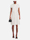 DKNY Rochii de vară pentru femei Mini Rochie Off White