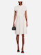 DKNY Summer Mini Dress Off White