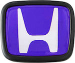 Αυτοκόλλητο Σήμα με Επικάλυψη Σμάλτου Honda 7.3 x 6cm για Καπό Αυτοκινήτου σε Μπλε Χρώμα