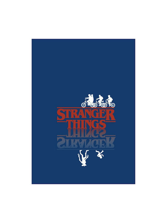 Aymax Κουβέρτα Κούνιας Strangers Things Fleece Μπλε 100x140εκ.