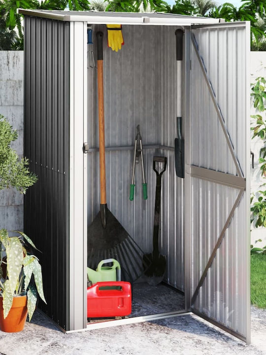 Metallic Garden Shed Galvanized Anthracite L1.1...