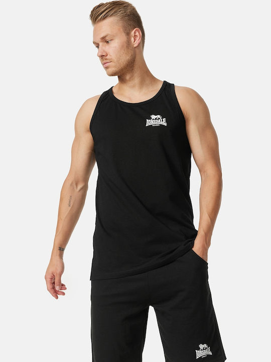 Lonsdale Dolton Αθλητικό T-shirt Μαύρο