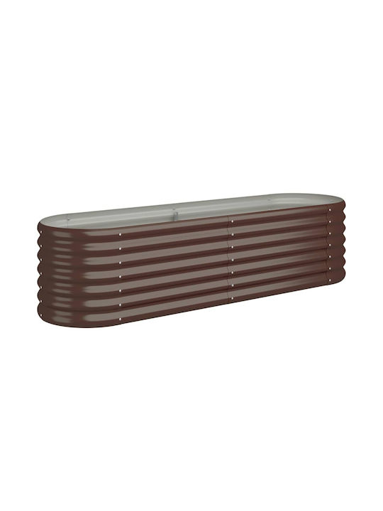vidaXL Planter Box Metal Maro 152x40x36cm.