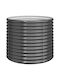 vidaXL Planter Box Metallic Charcoal 80x80x68cm.