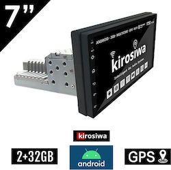 Kirosiwa Ηχοσύστημα Αυτοκινήτου Universal 1DIN (USB/WiFi/GPS) με Οθόνη Αφής 7"