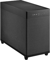 Asus Prime AP201 Gaming Micro Tower Computer Case with Window Panel Mesh Black Edition