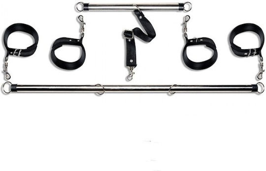 Μπάρα Ακινητοποίησης BDSM Σετ Δεσίματος με Δύο Μεταλλικές Μπάρες & 4 Χειροπέδες