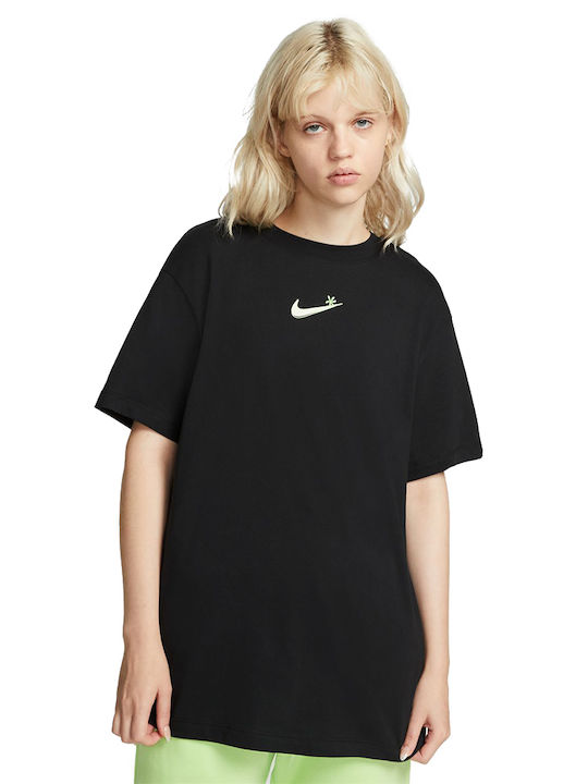 Nike Дамска Спортна Тениска Черно
