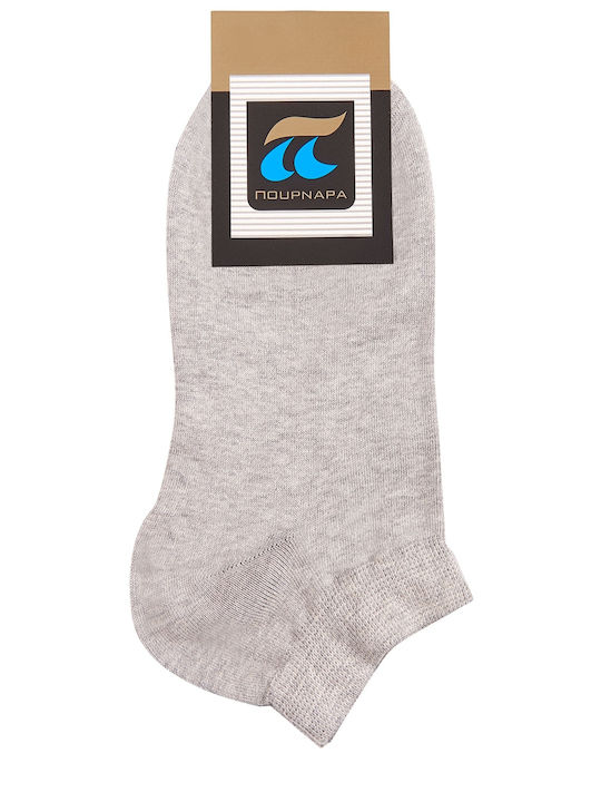 Pournara Ανδρικές Κάλτσες Medium Grey Melange 2...