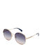 Longchamp Unisex Sunglasses with Gold Metal Frame and Purple Gradient Lens LO161S 704