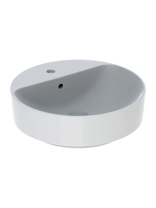 Geberit Variform Countertop Sink Porcelain 45x45x11cm White