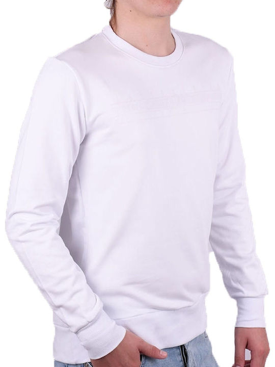 Paco & Co Herren Sweatshirt Weiß