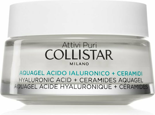 Collistar Attivi Puri Gel-Κρέμα Προσώπου Ημέρας για Ενυδάτωση & Σύσφιξη με Υαλουρονικό Οξύ & Ceramides 50ml