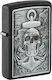 Zippo Brichetă Flacără Rezistent la vânt Skull Anchor Emblem