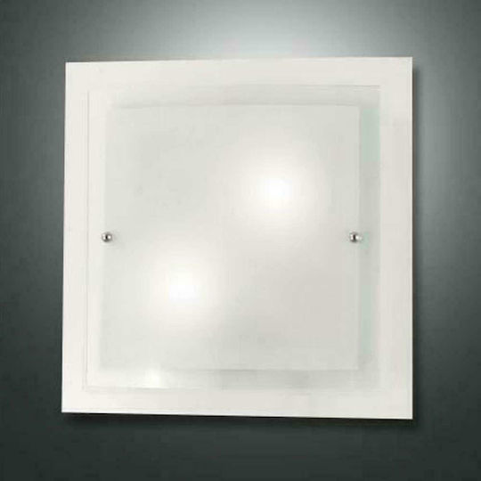 La Mia Luce Naxar Deckenleuchte 40cm Weiß mit Fassung E27