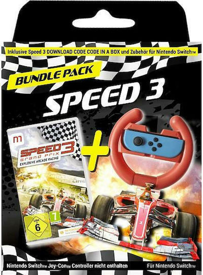 Speed 3 Grand Prix Steering Wheel Bundle (Code In A Box) Switch-Spiel