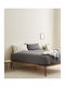 My Home Luxury Monochrome Σετ Σεντόνια Υπέρδιπλα με Λάστιχο 160x200+25εκ. Γκρι (4τμχ)