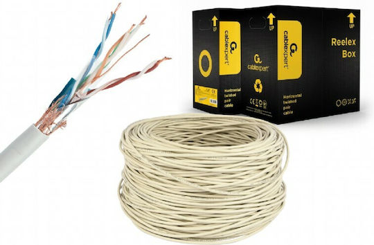 Gembird S/FTP Cat.5e Gigabit Ethernet Network Cable Without Terminated 305m Gray