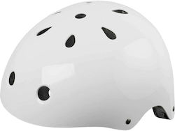 M-Wave Freestyle BMX Bicycle Helmet White