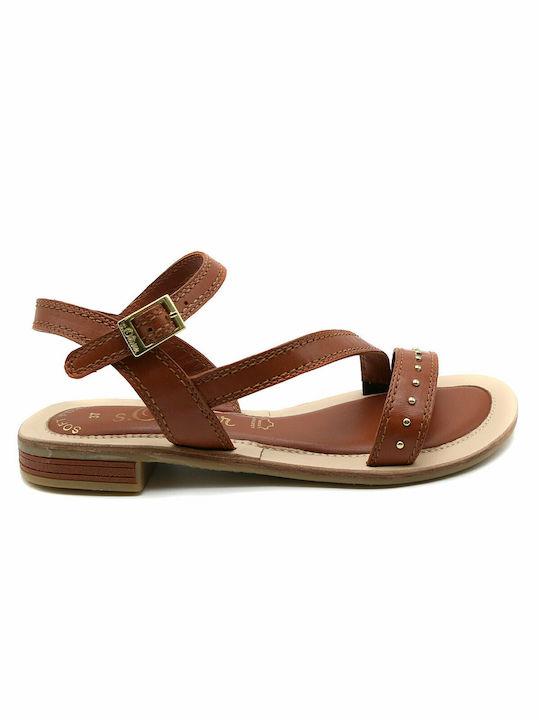 S.Oliver Women's Flat Sandals with Strap Cognac