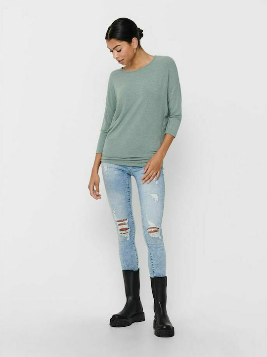 Only Women's Sport Blouse Chinois Green