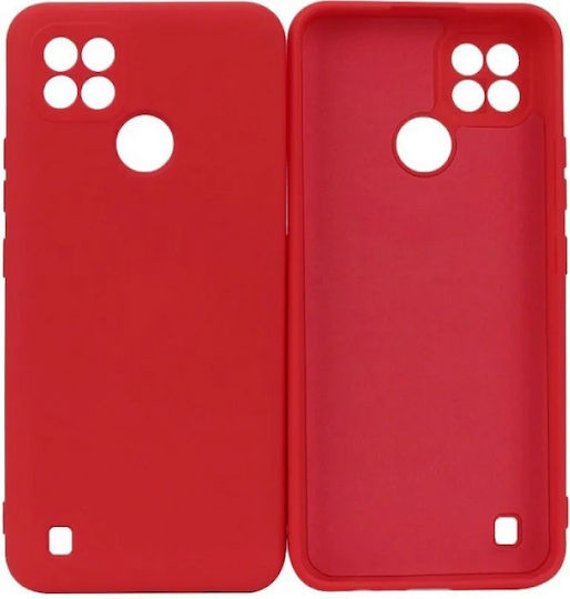 Soft Back Cover Σιλικόνης Κόκκινο (Realme C21Y / C25Y)