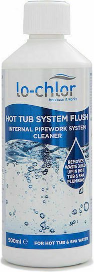 Water Treatment Hellas Lo-Chlor Hot Tub System Flush Καθαριστικό Πισίνας 0.5lt