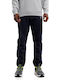 Sweatpants with Elastic Navy Blue
