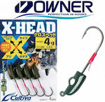 Owner JH-86 Sled Head Set 4pcs No7 1gr