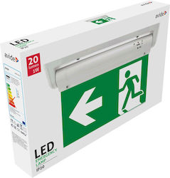 Avide AEXITL-IP20 LED Exit Emergency Light 37.5x5x23.5cm (Pack 5 Pieces) Avide AEXITL-IP20 LED Exit Emergency Light 37.5x5x23.5cm (Pack 5 Pieces)