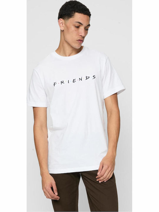 Merchcode Friends Logo T-shirt σε Λευκό χρώμα