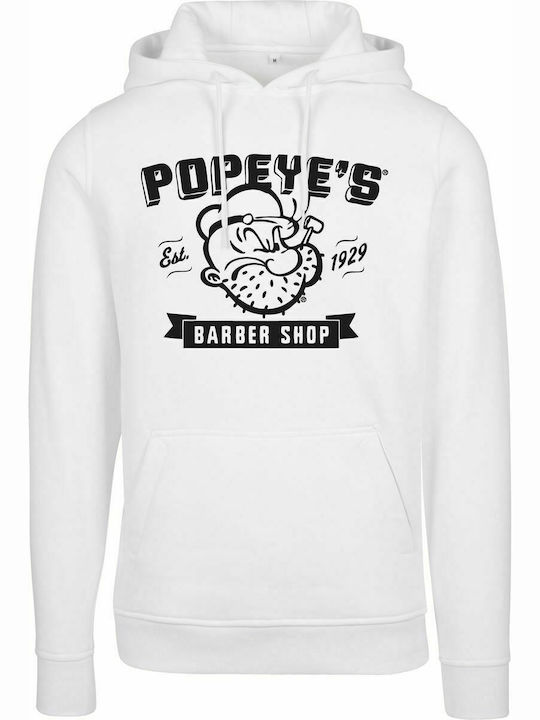 Merchcode Popeye Barber Shop Φούτερ με Κουκούλα...
