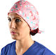 Gima Unisex Surgical Cap Pink Cotton