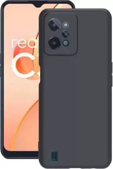 Soft Slim Back Cover Silicon Negru (Realme C31)