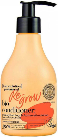 Natura Siberica Re-Grow Natural Conditioner Αναδόμησης/Θρέψης για Όλους τους Τύπους Μαλλιών 245ml