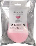 Ramer Sponges Βρεφικά Σφουγγάρια Μπάνιου Pink 2τμχ