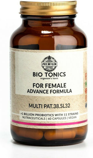 Bio Tonics For Female Advance Formula Συμπλήρωμα για την Ενίσχυση του Ανοσοποιητικού 60 φυτικές κάψουλες