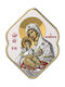 Slevori Heilige Ikone Kinder Amulett mit der Jungfrau Maria aus Silber 283997