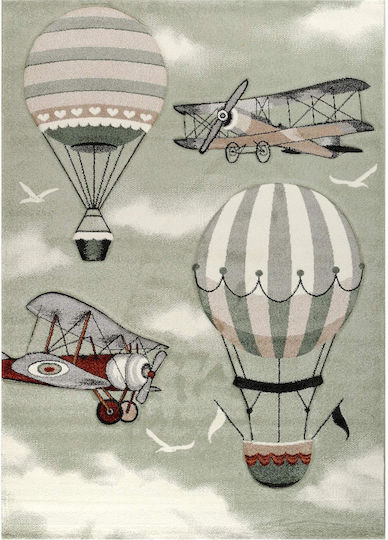 Tzikas Carpets Παιδικό Χαλί Πράσινο 133x190cm