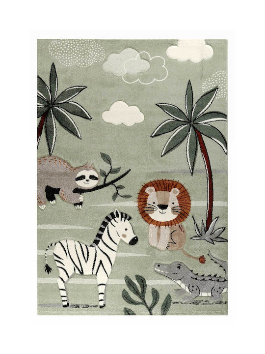 Tzikas Carpets Kids Rug Verde 133x190cm