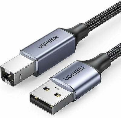 Ugreen USB 2.0 Cable USB-A male - USB-B male Μαύρο 5m (90560)