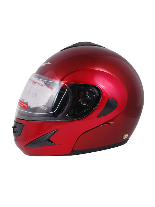 Vcan V200 Motorcycle Helmet Flip-Up ECE 22.05 1730g