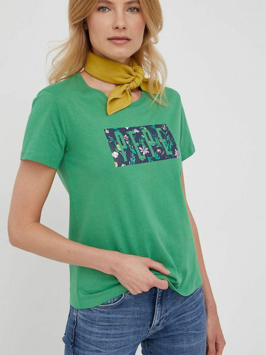 Pepe Jeans Patsy Γυναικείο T-shirt Floral Πράσινο