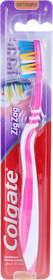 Colgate Zig Zag Zahnbürste Weich Rosa 1Stück